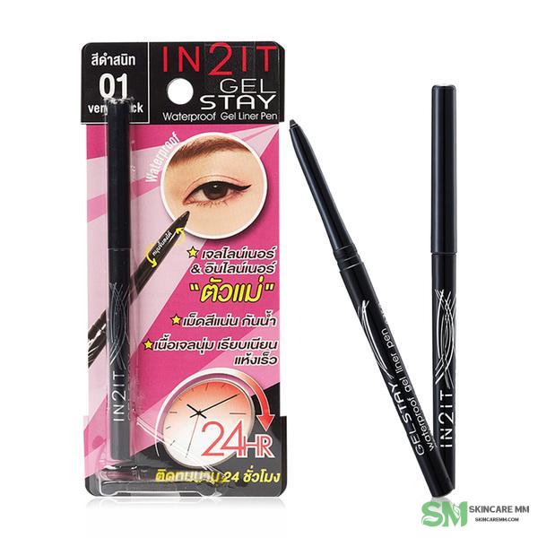 In2It Gel Stay Waterproof Eyeliner Pen 0.35g #GSL01 Very Black