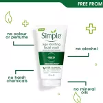 Simple Age Resisting Facial Wash REvived nd Revitalised Skin Green Tea + Probiotic 150ml