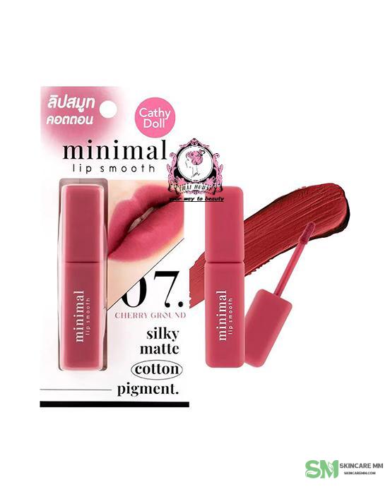 Cathy Doll Minimal Lip Smooth 07 Cherry Ground