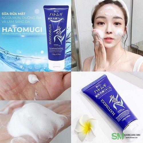 Hatomugi Acne Care & Facial Washing 130g