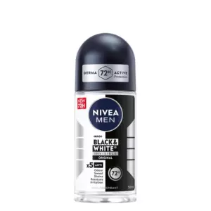 Nivea Men Black & White Invisible Original Anti-Stain Roll-On Deodorant 50ml