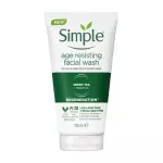 Simple Age Resisting Facial Wash REvived nd Revitalised Skin Green Tea + Probiotic 150ml