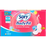 Sofy Sanitary Body Fit Day Wing Slim Cotton 25cm 10's
