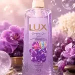 Lux Sparkling Glow Grape Refreshing Bubbly gel 400g
